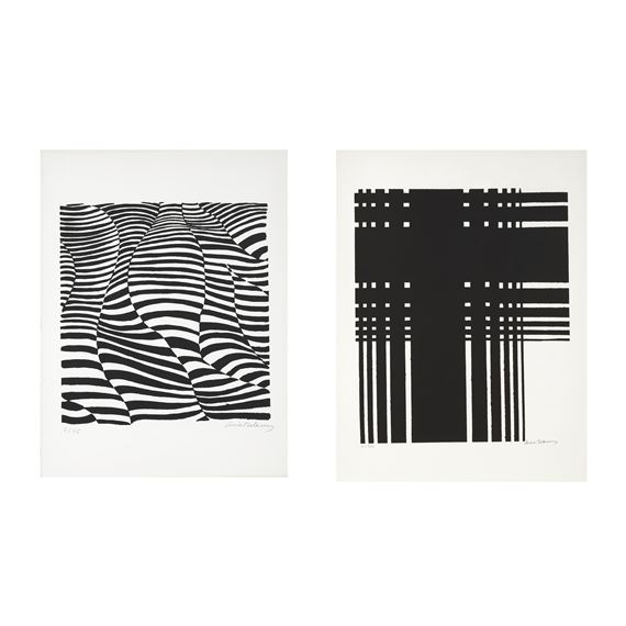 Noir et Blanc I & II, 1968 - Sonia Delaunay