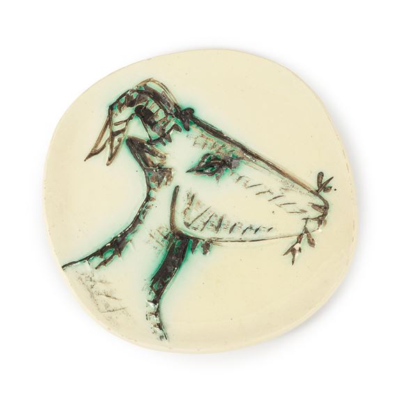 Tète de chèvre de profil, 1950 - Pablo Picasso