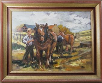 L'attelage - Jules Leboisselier