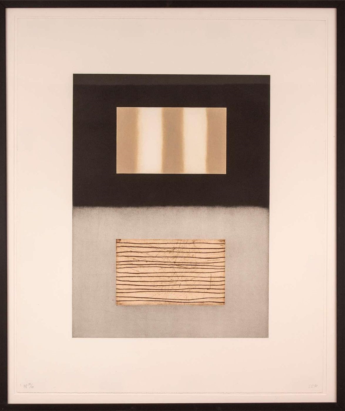 Artwork by Sean Scully, Liliane #1, Made of Aquatint With Sugarlift, Spitbite And Hard Ground Etching On Somerset Textured White 300Gsm Paper