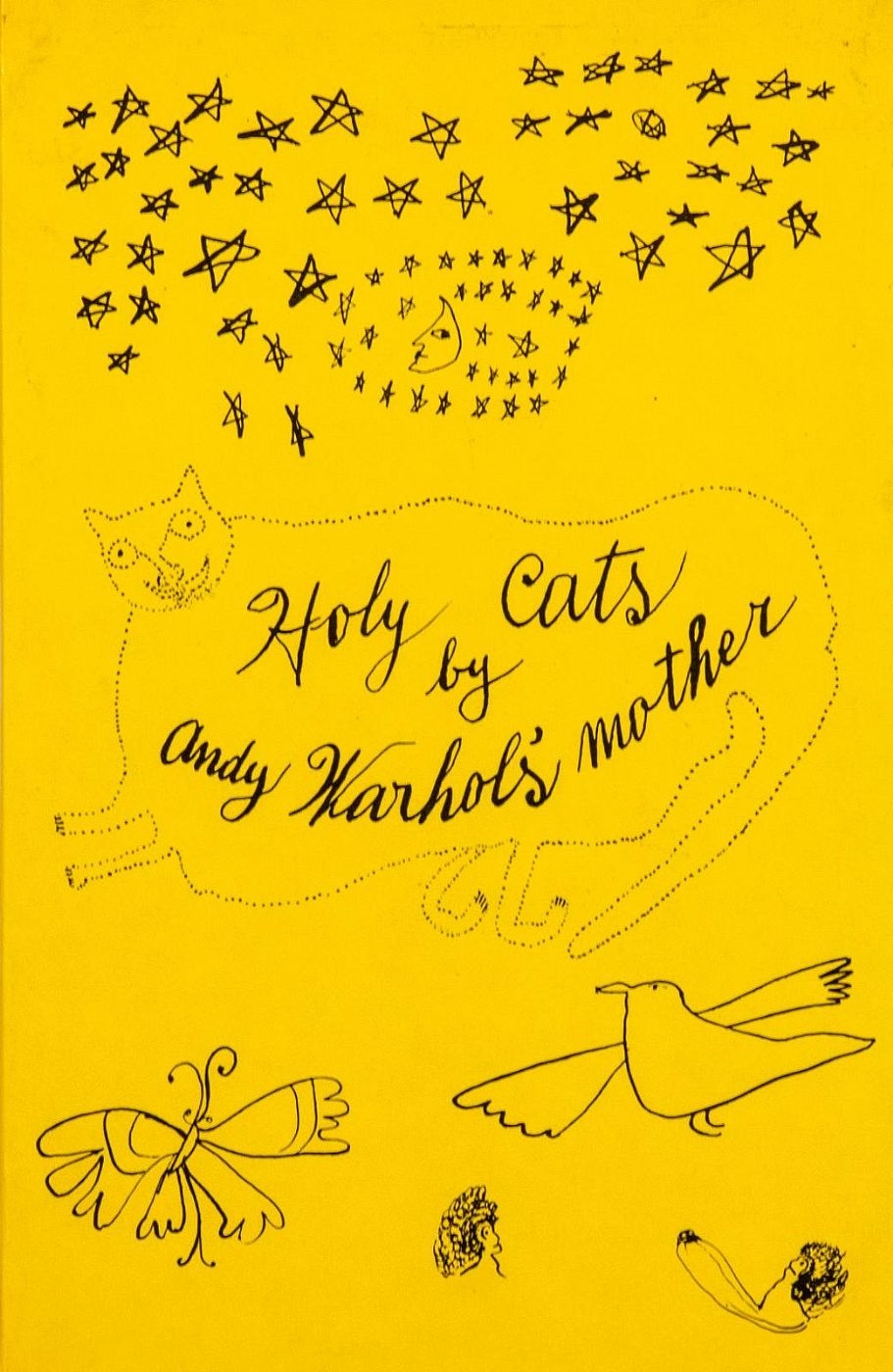 Artwork by Andy Warhol, 25 Cats Name Sam and One Blue Pussy, Made of Two Books Complete With Slipcase