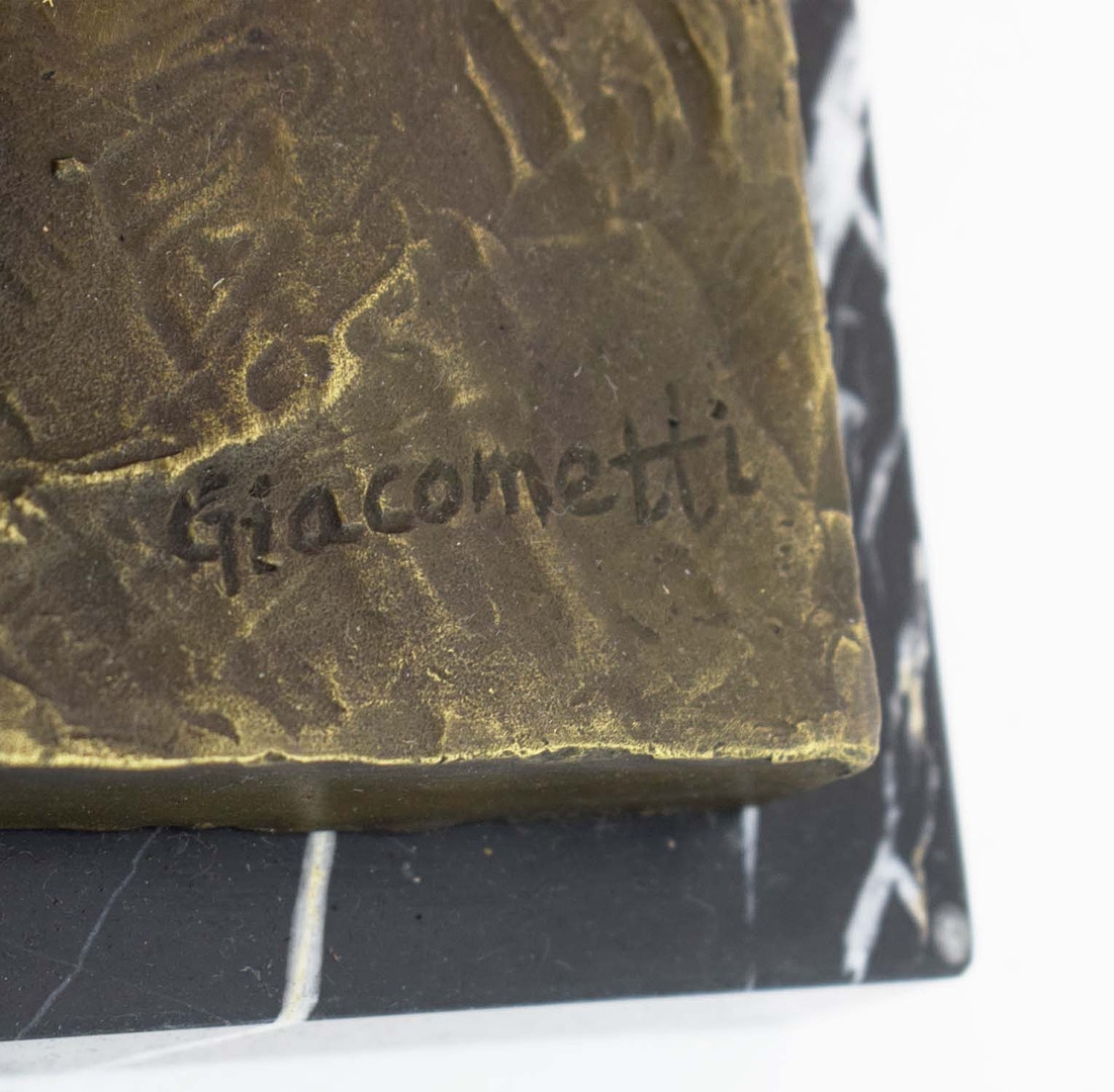 Artwork by Alberto Giacometti, THREE MEN WALKING II STYLE STUDY, Made of Cast Metal