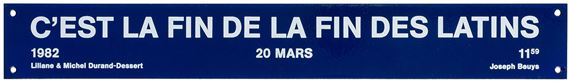 C'est la fin de la fin des Latins