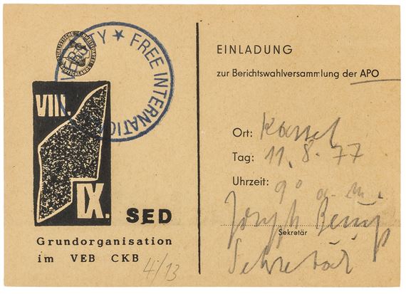 Einladung zur Berichtswahlversammlung der APO