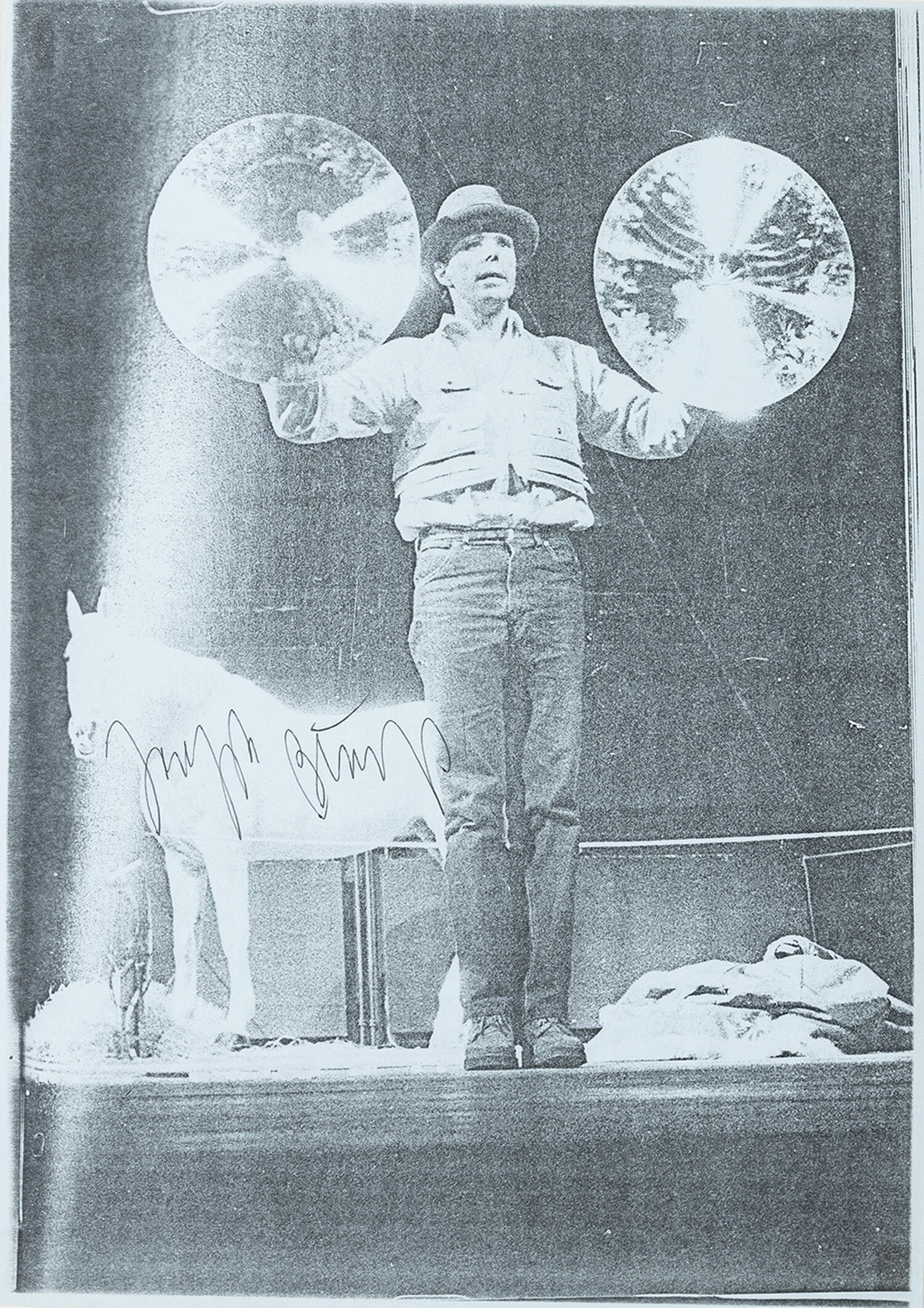 Artwork by Joseph Beuys, Untitled, Made of Sammlung von 5 Photokopien auf farbigen Papieren