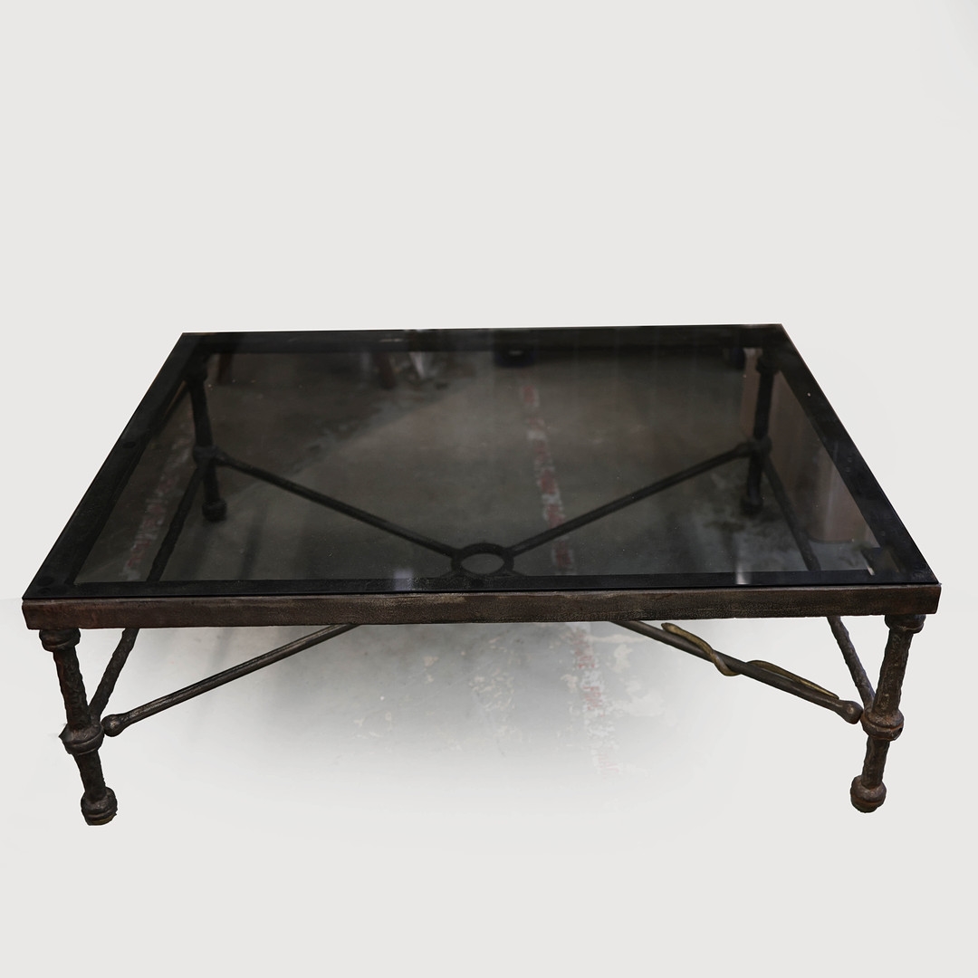Artwork by Christopher Chodoff, TABLE, Made of Cast Metal And Glass