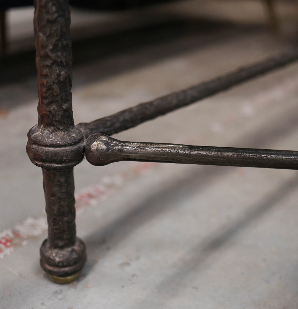 Artwork by Christopher Chodoff, TABLE, Made of Cast Metal And Glass