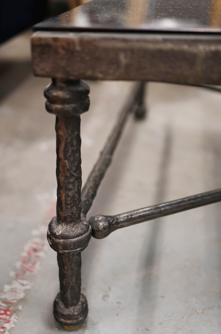 Artwork by Christopher Chodoff, TABLE, Made of Cast Metal And Glass