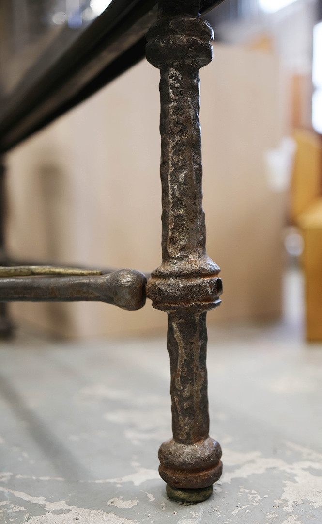 Artwork by Christopher Chodoff, TABLE, Made of Cast Metal And Glass