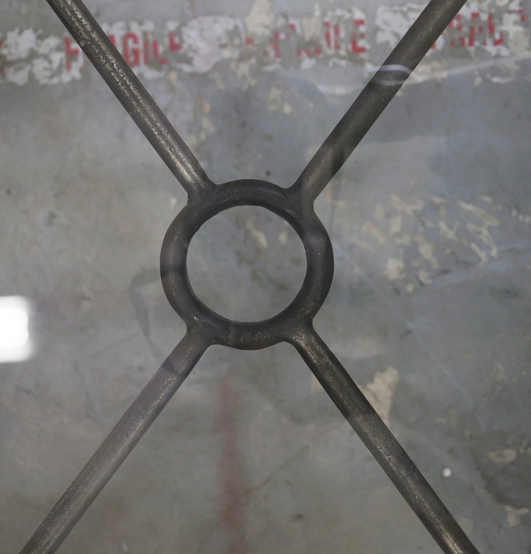 Artwork by Christopher Chodoff, TABLE, Made of Cast Metal And Glass