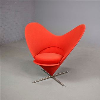 VITRA HEART CONE CHAIR - Verner Panton