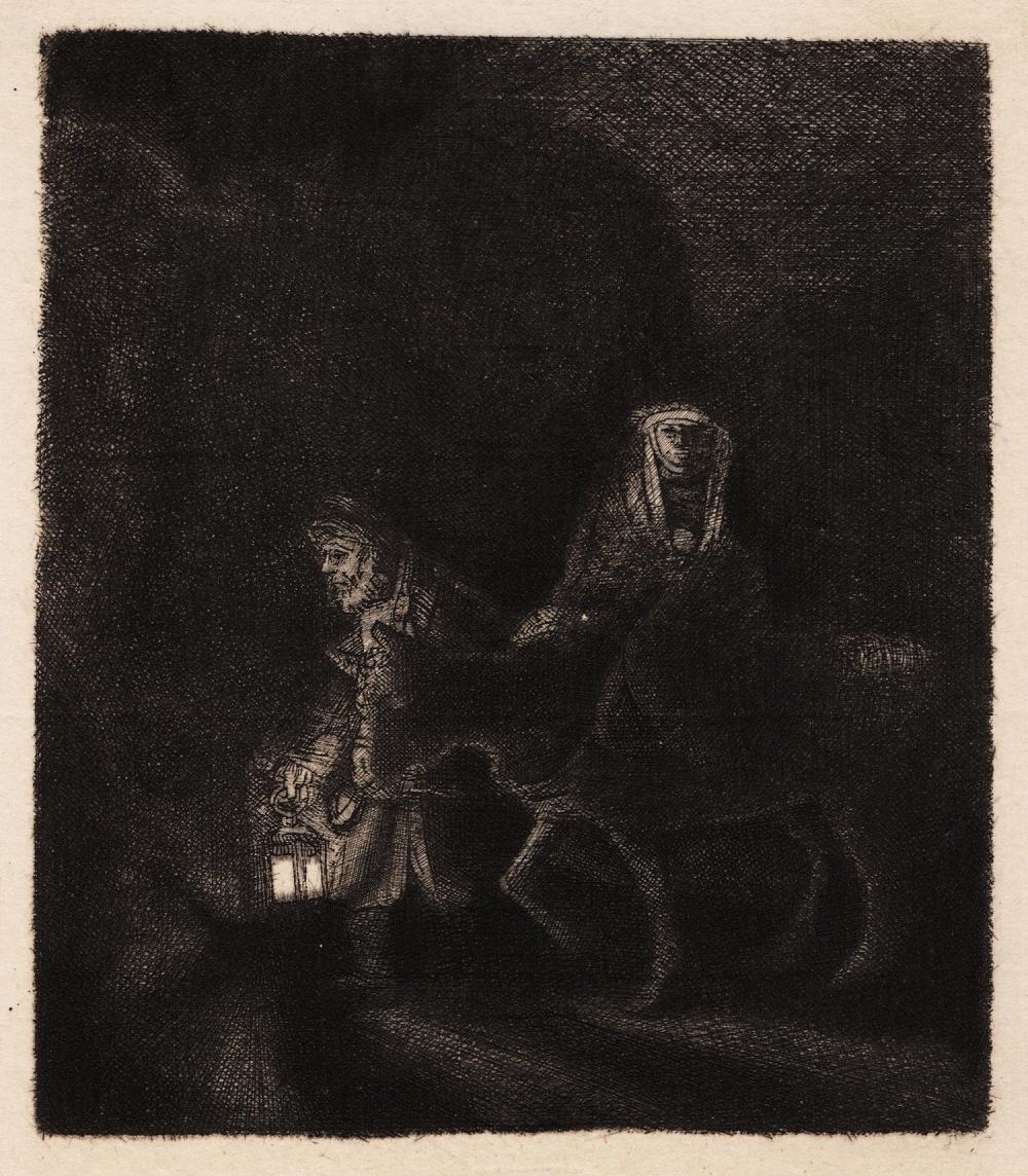 Rembrandt van Rijn | The Flight into Egypt (1880) | MutualArt