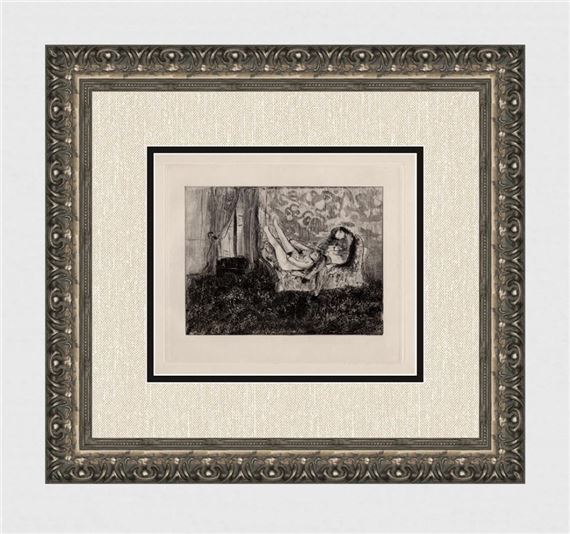 Sieste du Salon - Edgar Degas