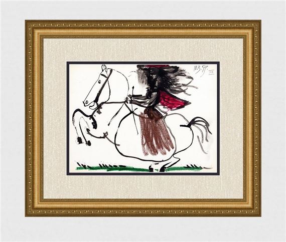 Jacaueline on a Racing Horse - Pablo Picasso
