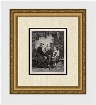 Miss Little Barefoot - Benjamin Vautier the Elder