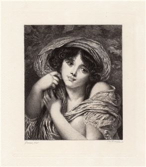 Head of a Girl - Jean-Baptiste Greuze