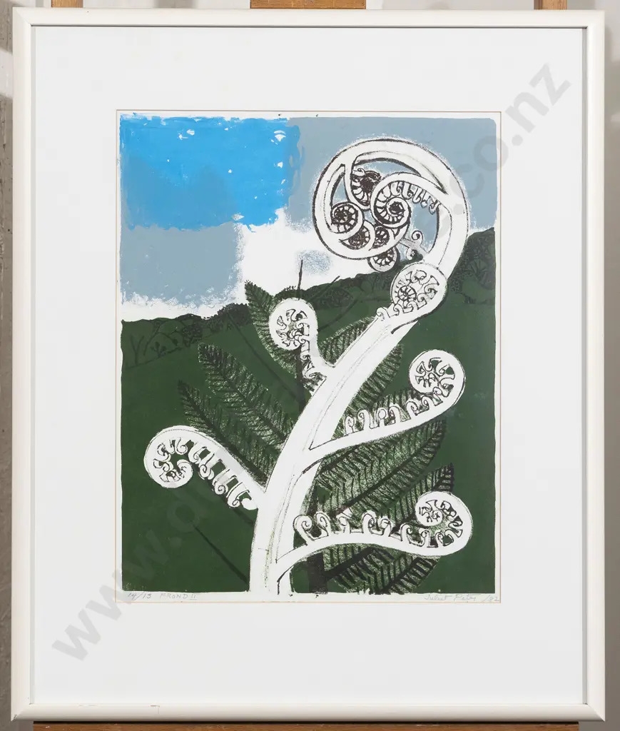 Artwork by Juliet Peter, Frond II, Made of Lithograph