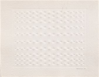 Enrico Castellani
(Italian, 1930-2017)
Untitled, 1980