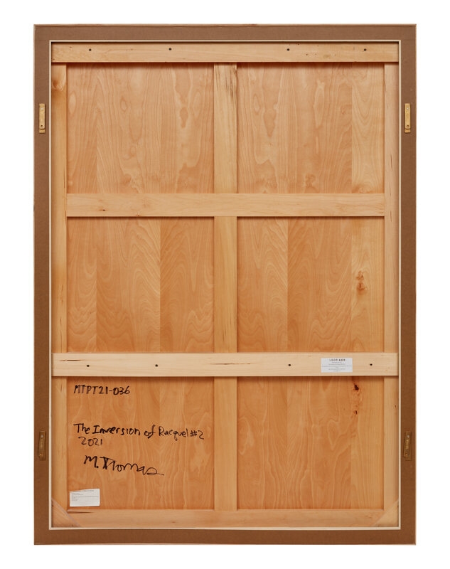 Artwork by Mickalene Thomas, Mickalene Thomas
(American, b. 1971)
The Inversion of Racquel #2, 2021, Made of acrylic on wood panel