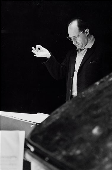 Conductor and Composer Pierre Boulez, Paris 1962 - Henri Cartier-Bresson