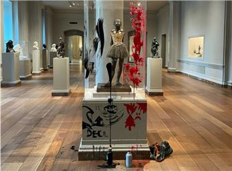 US climate activists condemn 18-month jail term for nonviolent art museum protester