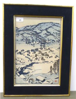 Snow Country - Toshi Yoshida