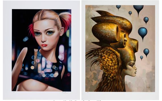 Untitled (two works) by Sas Christian, 2022