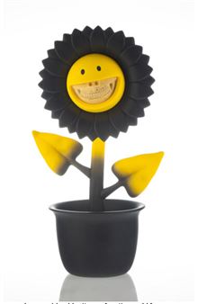 Shocking Sunflower: Bone Grin (Black) - Ron English