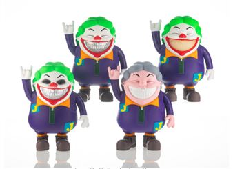 MC Supersized Grin: Joker Edition (four works) - Ron English