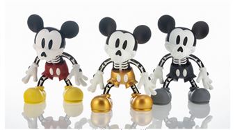 Creepy Mouse (Original, Mono, Gold) (three works) - Coté Escrivá