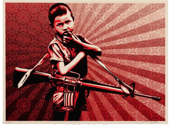 Duality of Humanity 5 - Shepard Fairey