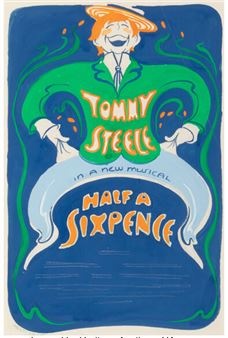 Tommy Steele Half a Sixpence (pair)