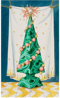 Malachite Christmas Tree