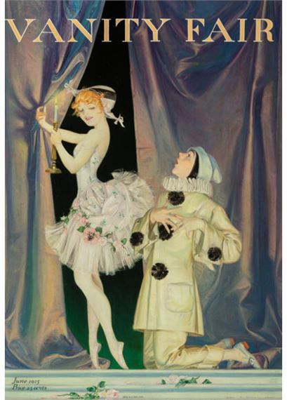 Frank Xavier Leyendecker | Pierrot and Columbine, Vanity Fair