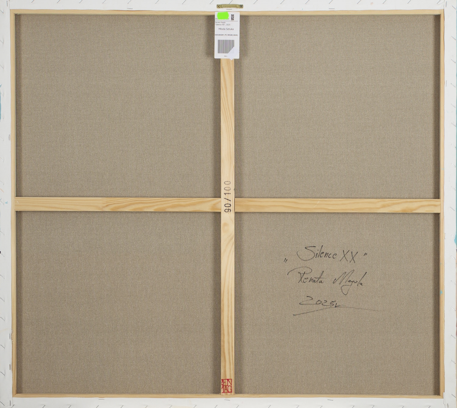 Artwork by Renata Magda, Silence XX, Made of acrylic/canvas