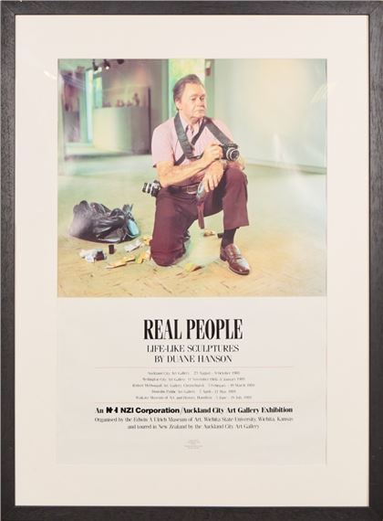 A Duane Hanson Exhibition Poster - Duane Hanson