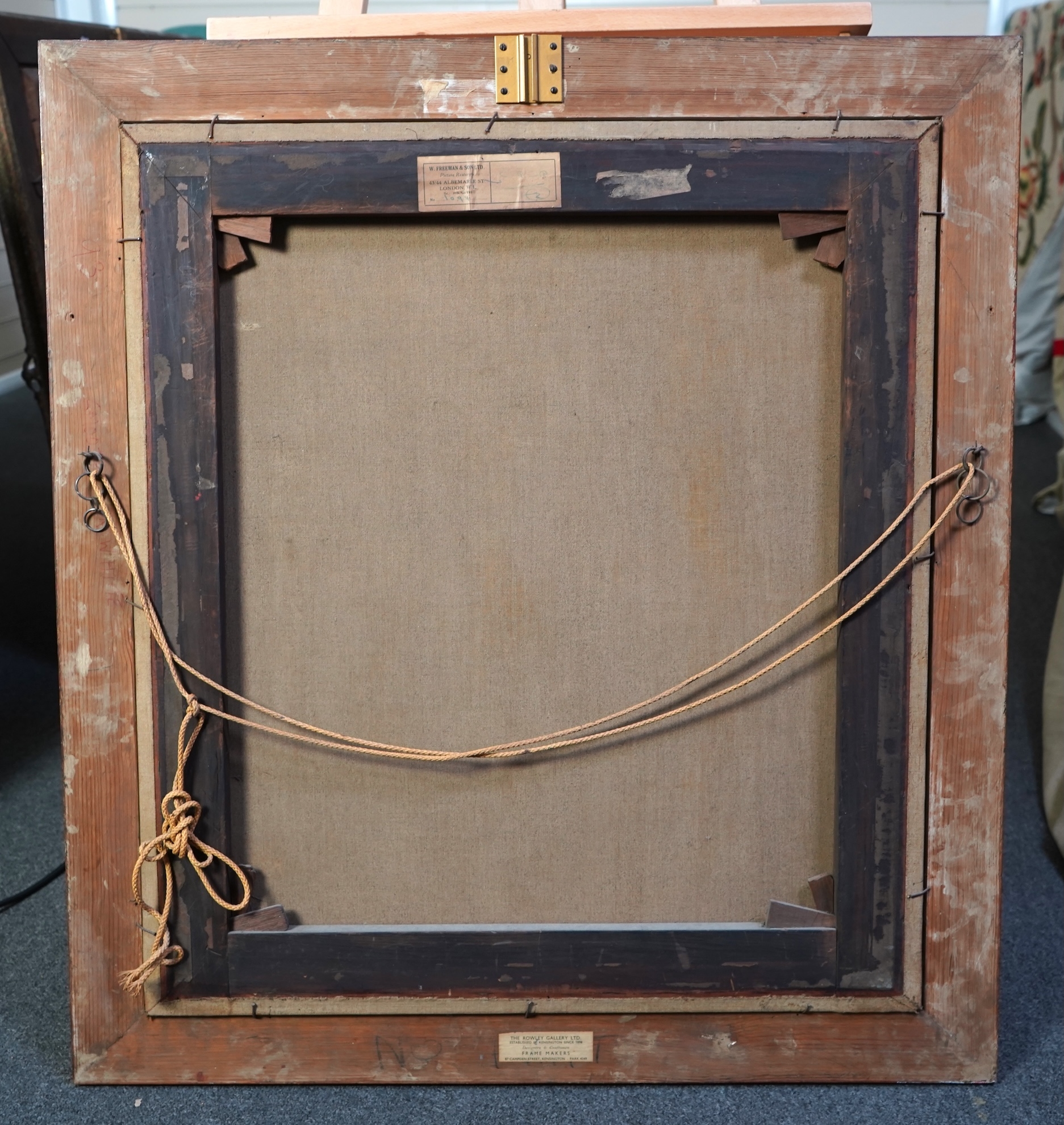 Artwork by George Romney, A portrait of a young lady with yellow drapery, Made of Oil On Canvas