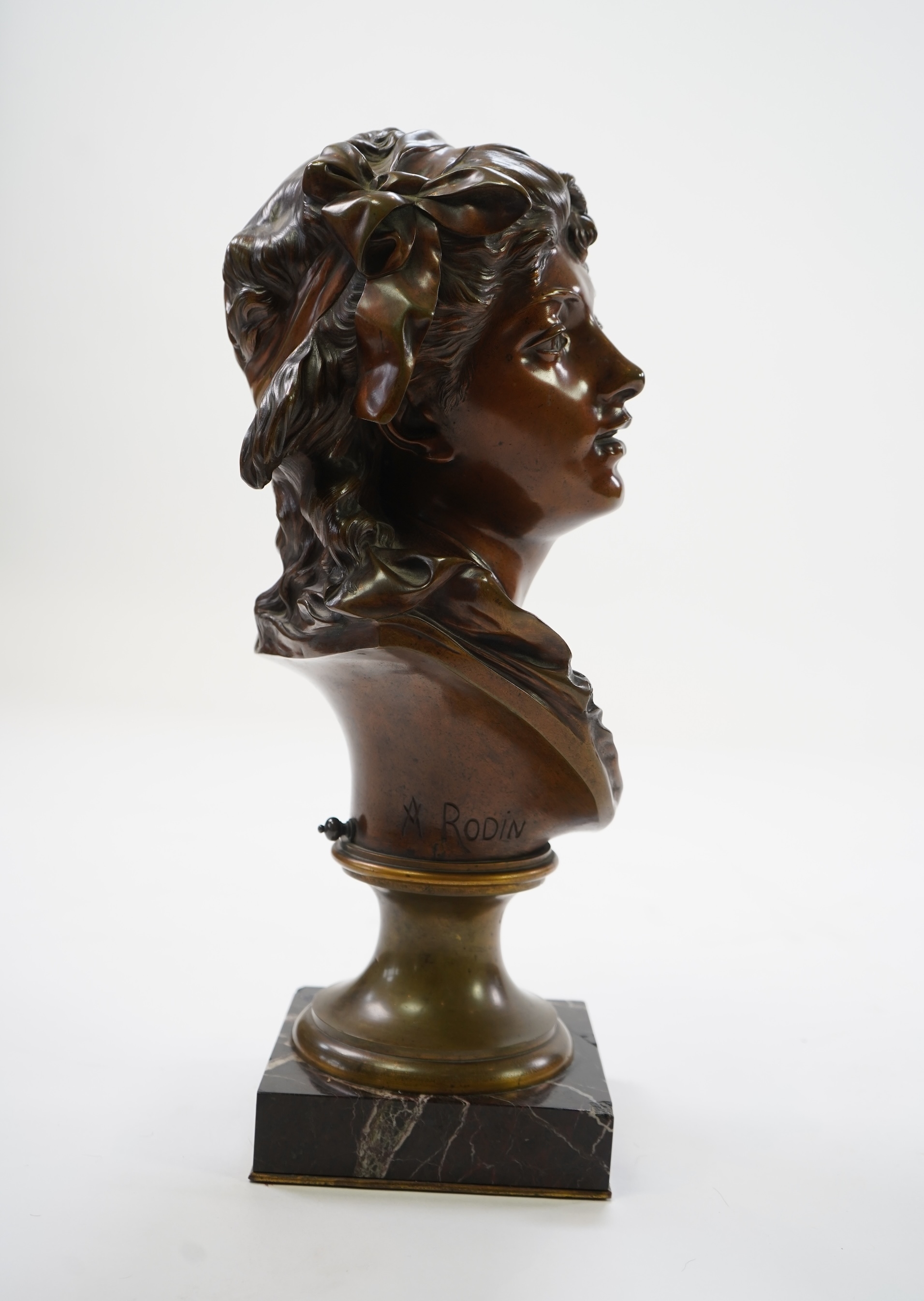Artwork by Auguste Rodin, Suzon, Made of Bronze