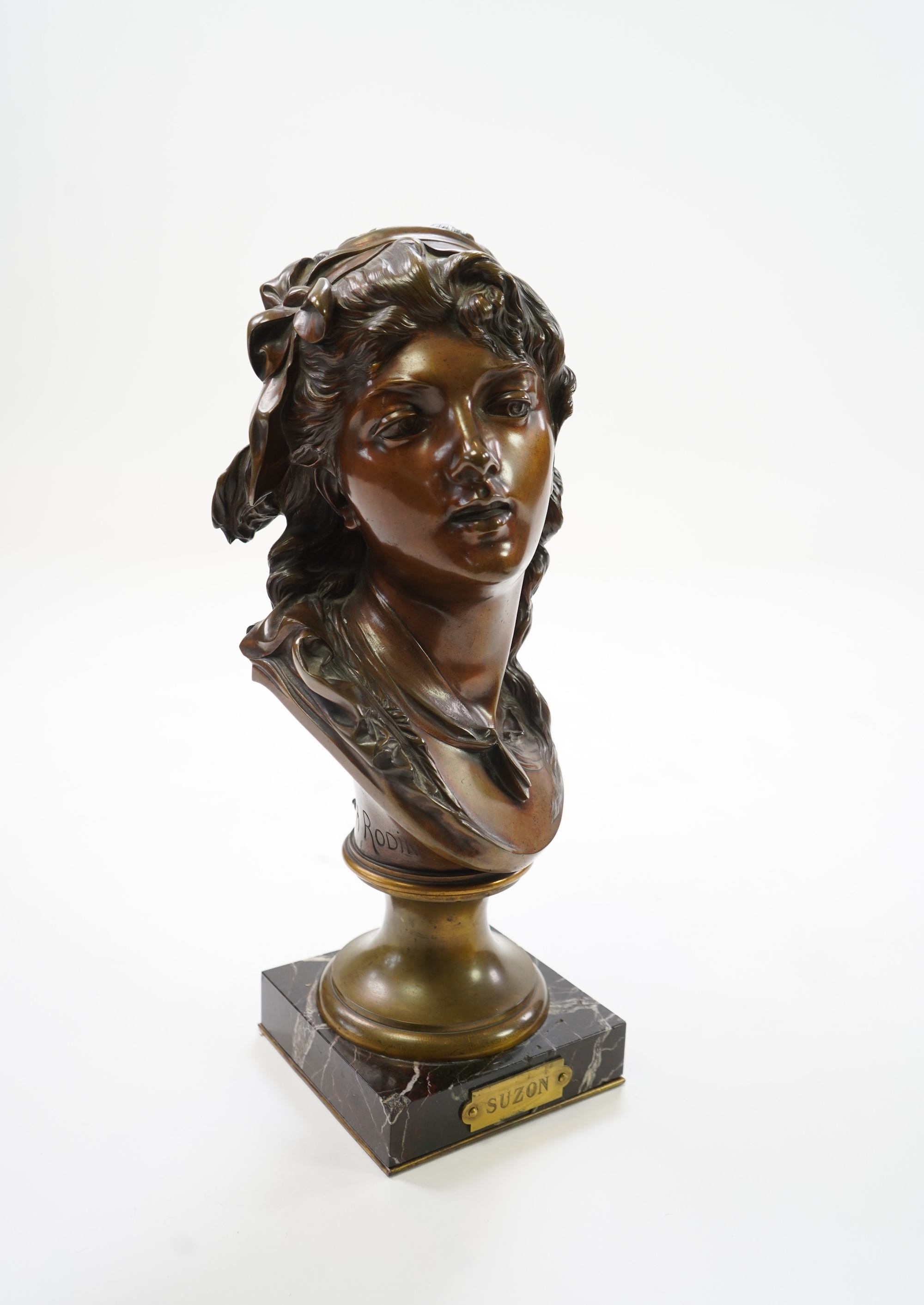 Artwork by Auguste Rodin, Suzon, Made of Bronze