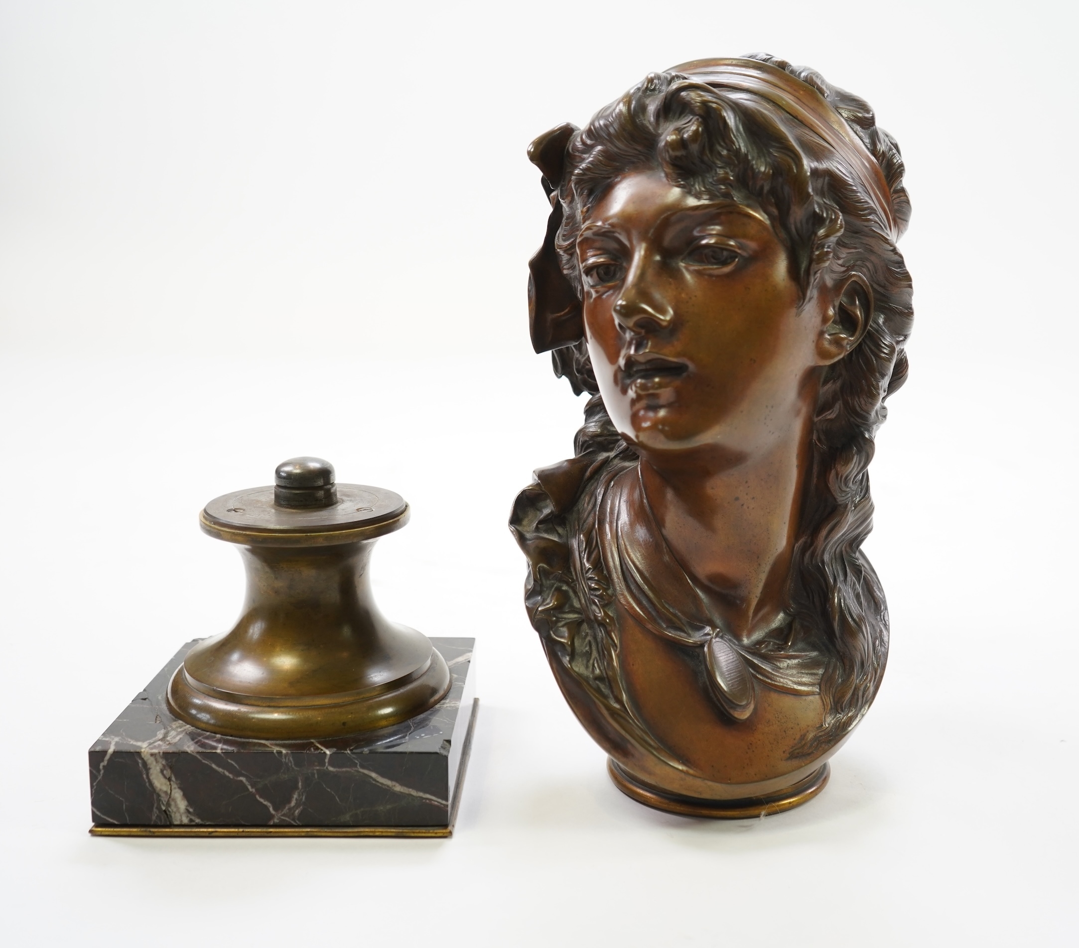 Artwork by Auguste Rodin, Suzon, Made of Bronze