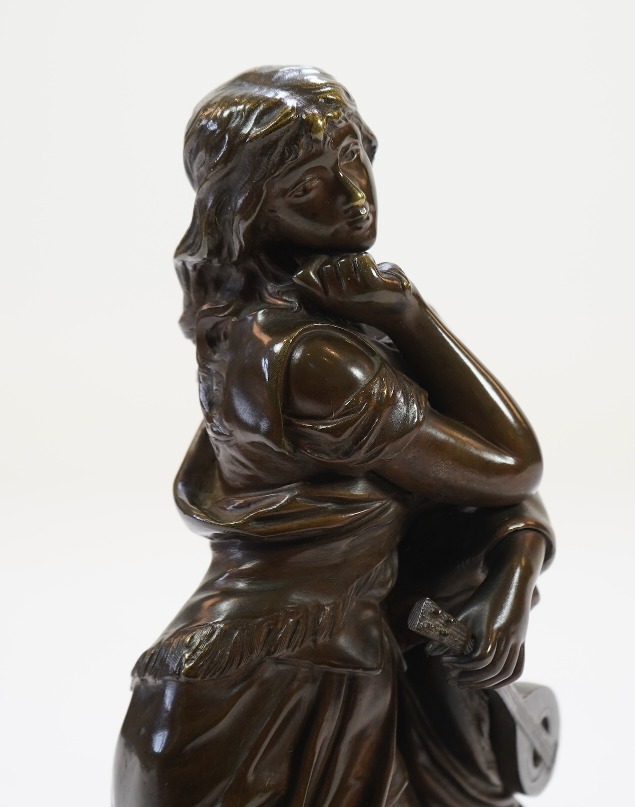 Artwork by Adrien Etienne Gaudez, Mignon, Made of Bronze