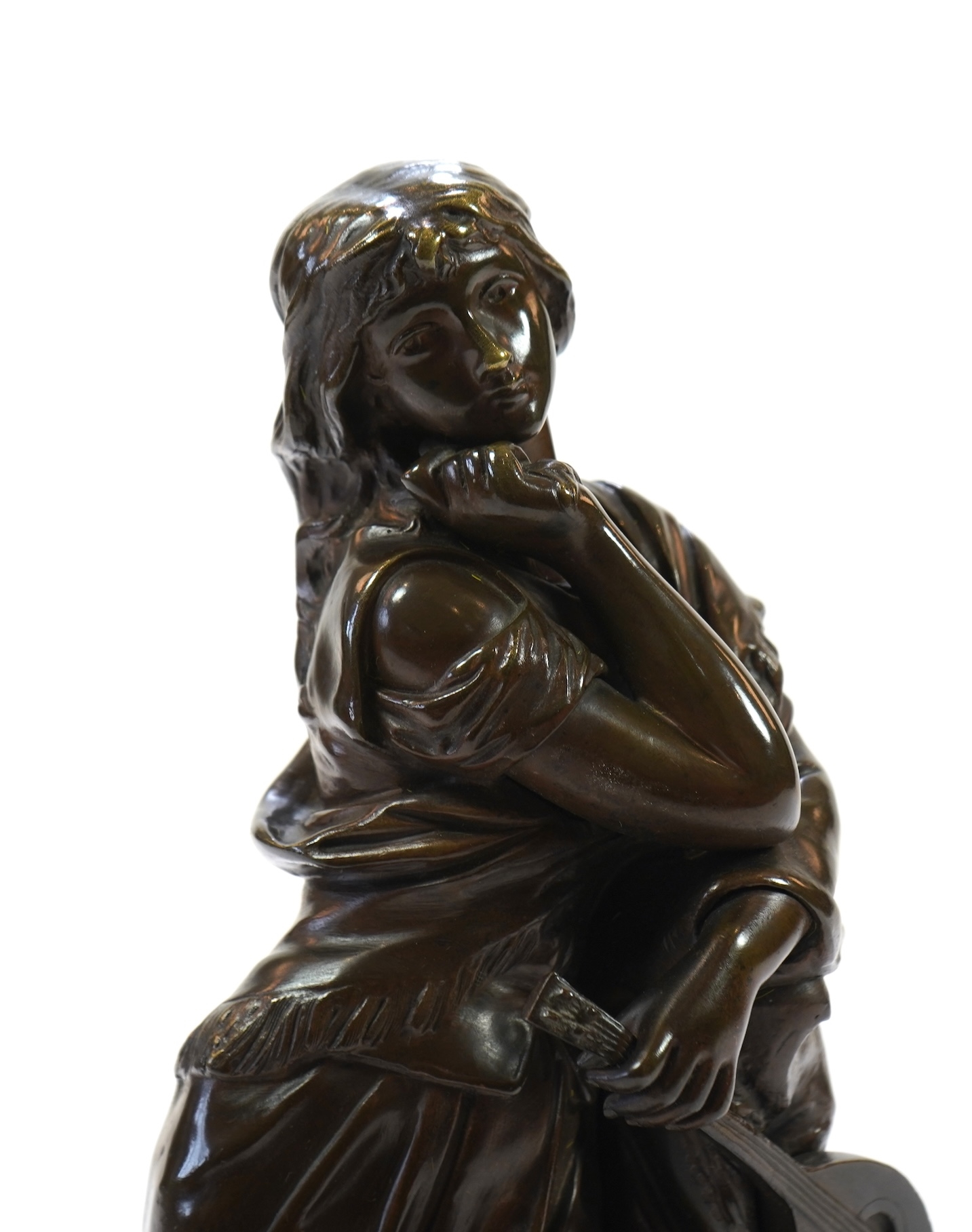 Artwork by Adrien Etienne Gaudez, Mignon, Made of Bronze