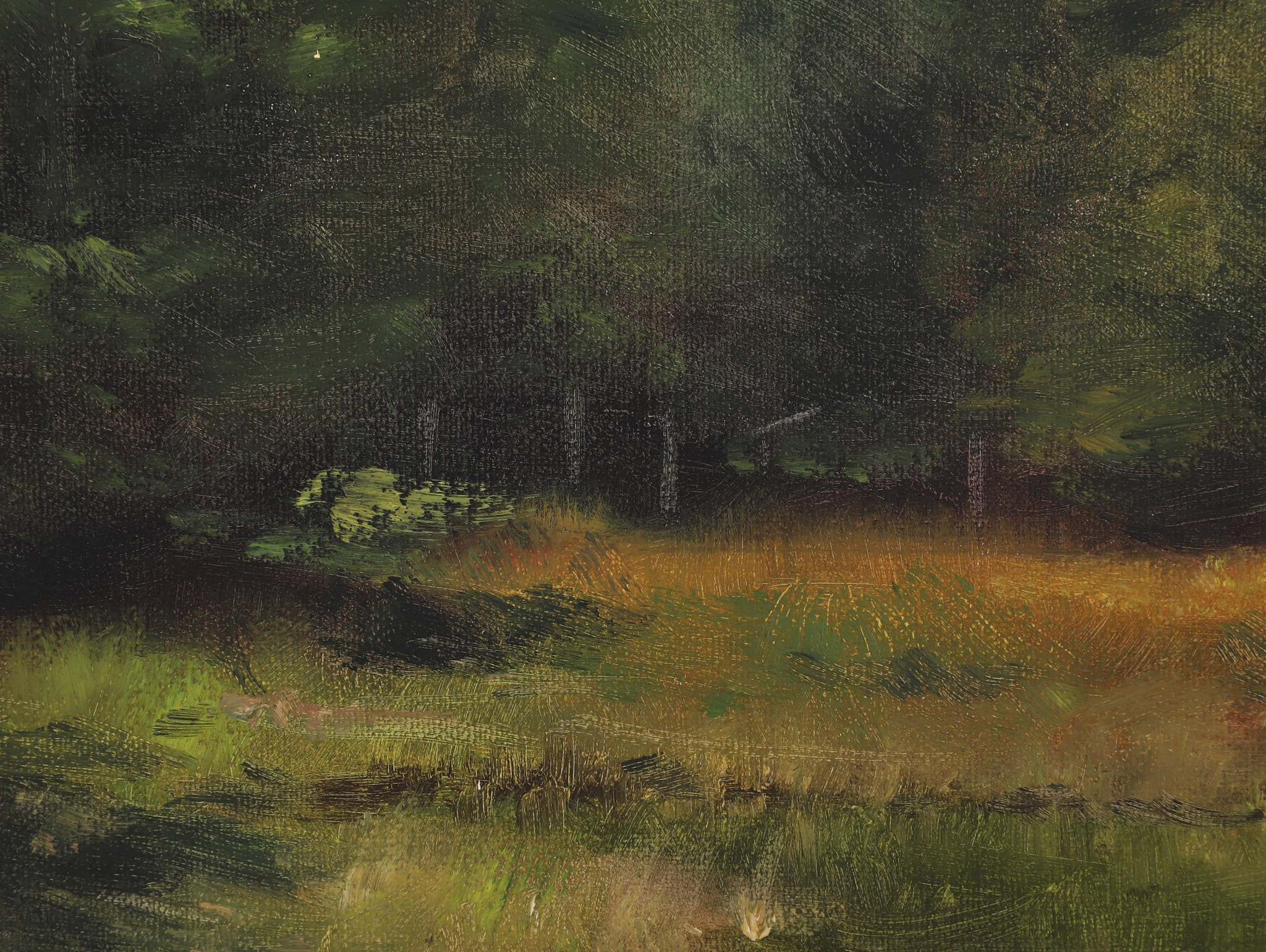 Artwork by Stan Moeller, Inlet at Blue Hill, ME, Made of Oil On Panel