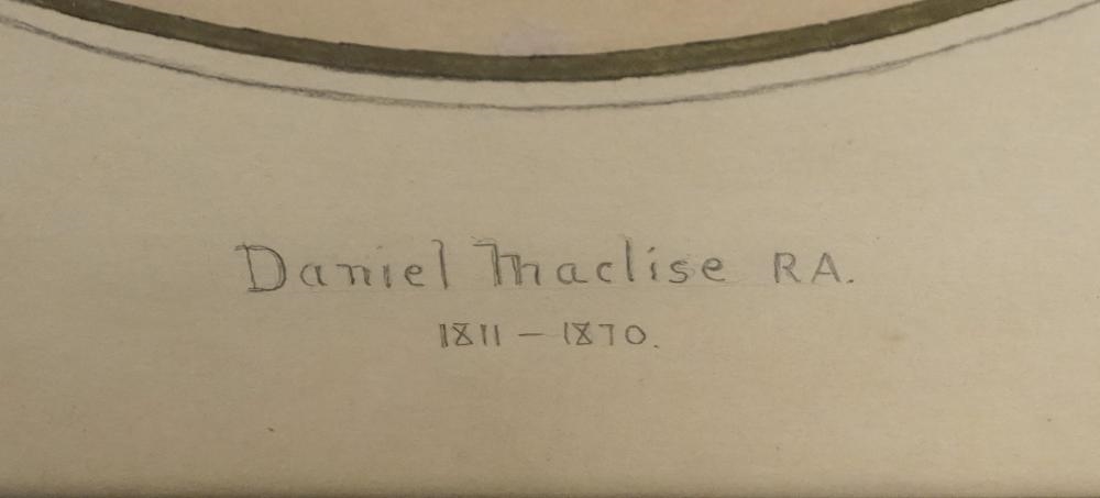 Artwork by Daniel Maclise, Portrait of a Woman, Made of Watercolor And Gouache On Paper