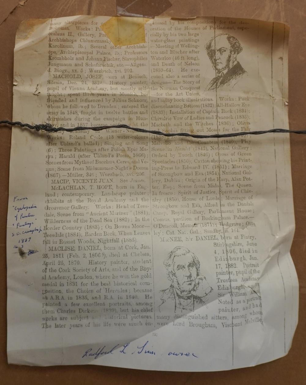 Artwork by Daniel Maclise, Portrait of a Woman, Made of Watercolor And Gouache On Paper