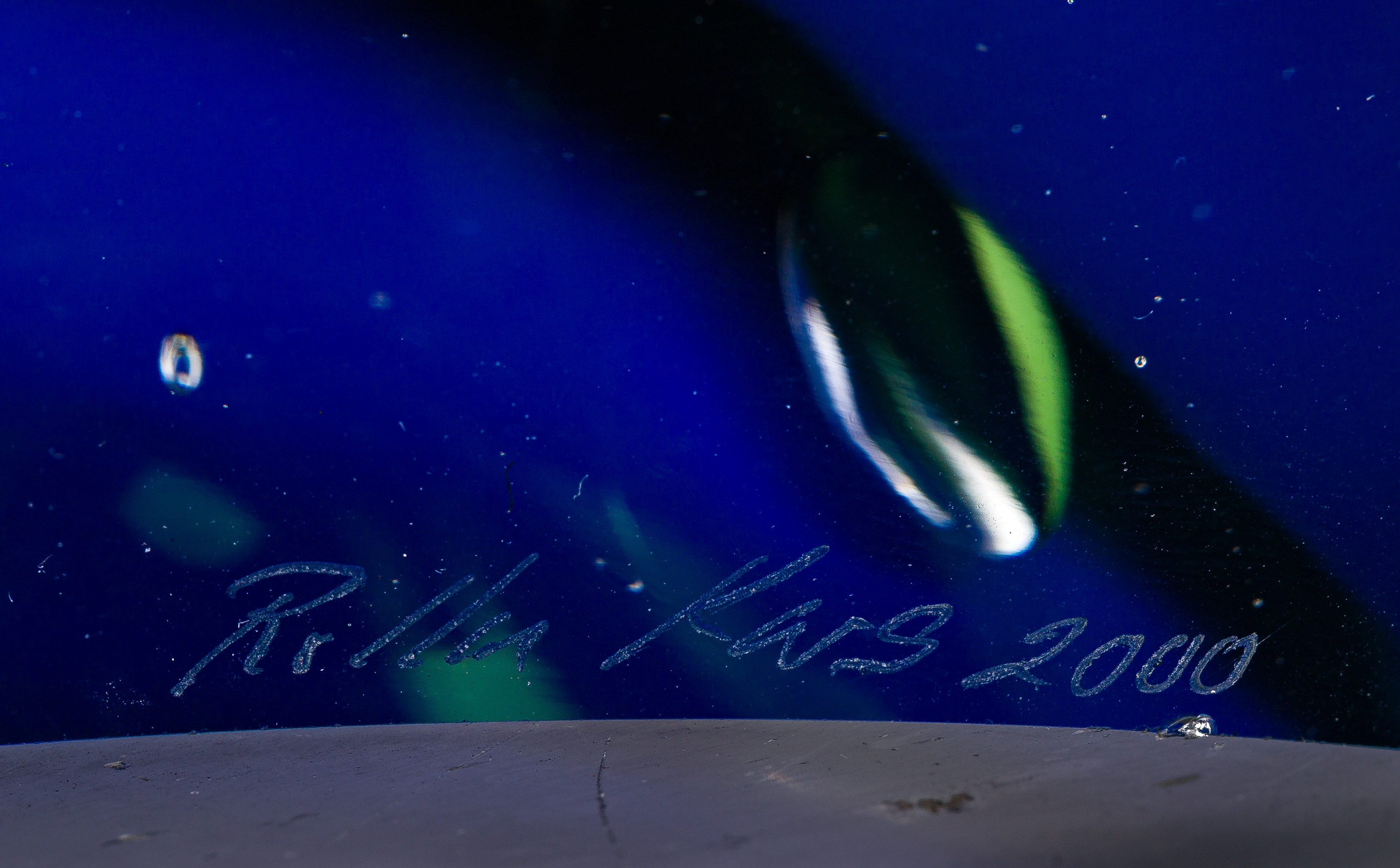 Artwork by Rollin Karg, Art Glass Sculptures, Made of Art Glass