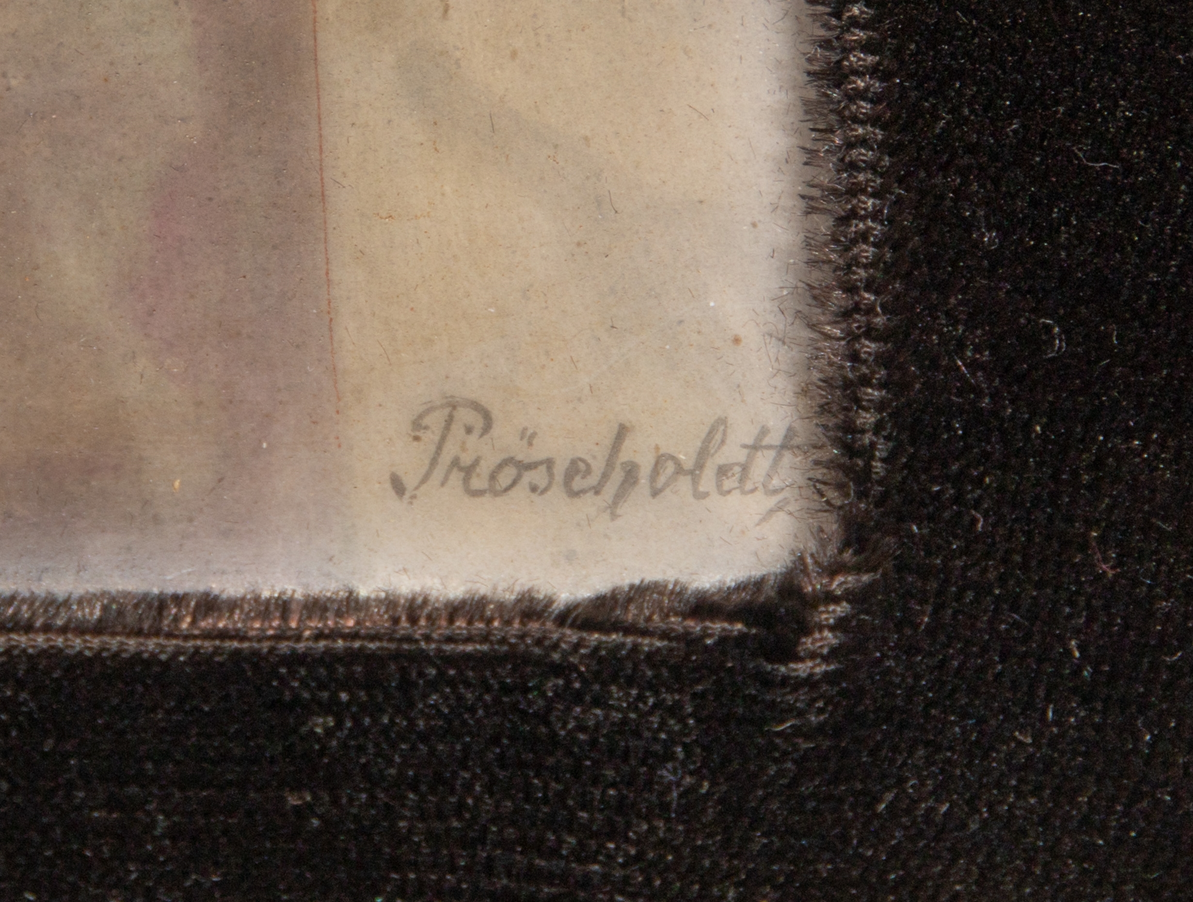 Artwork by Gaston Casimir Saint-Pierre, Painted Porcelain Plaque, Made of Porcelain