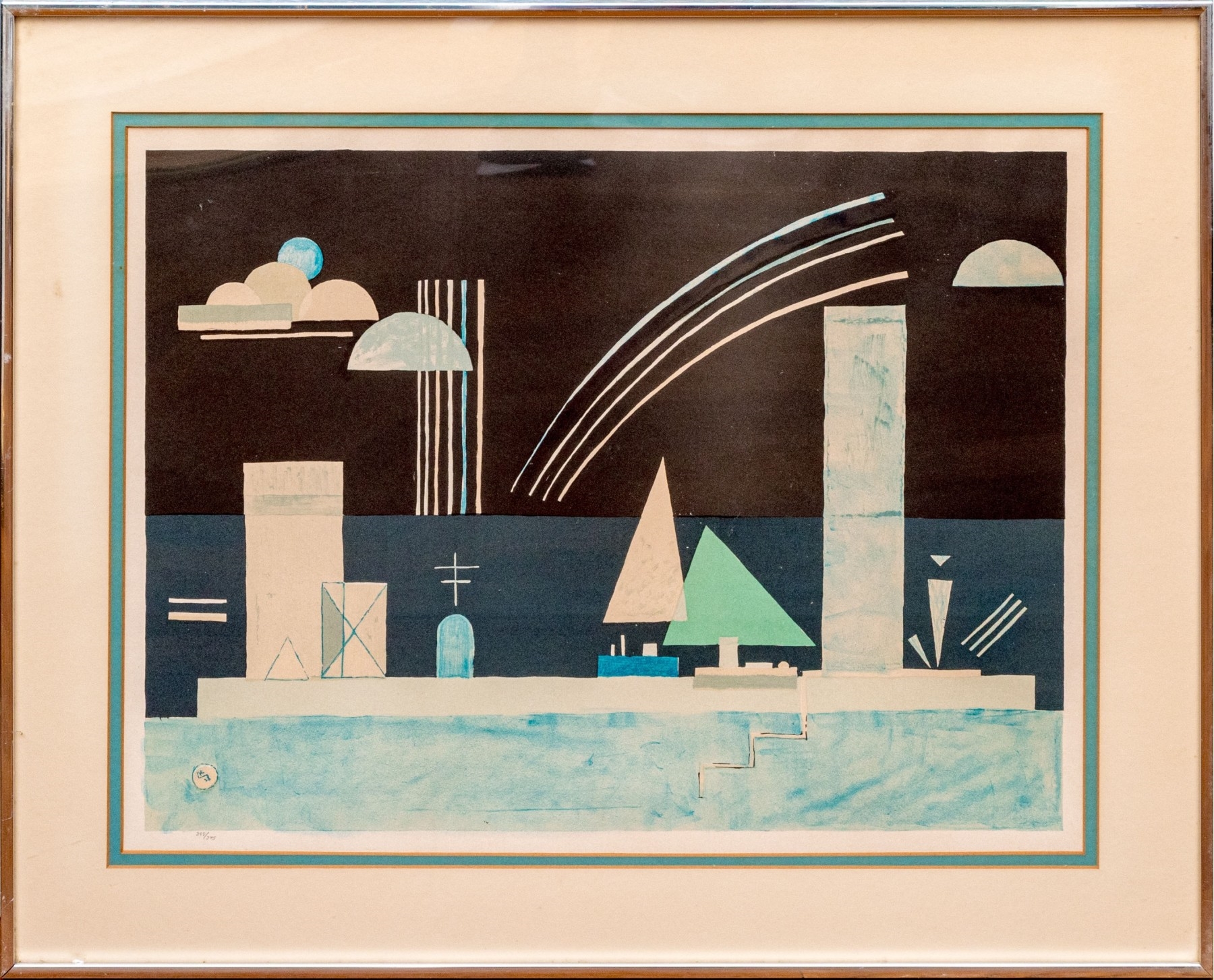 Artwork by Wassily Kandinsky, At Rest, Made of Lithograph