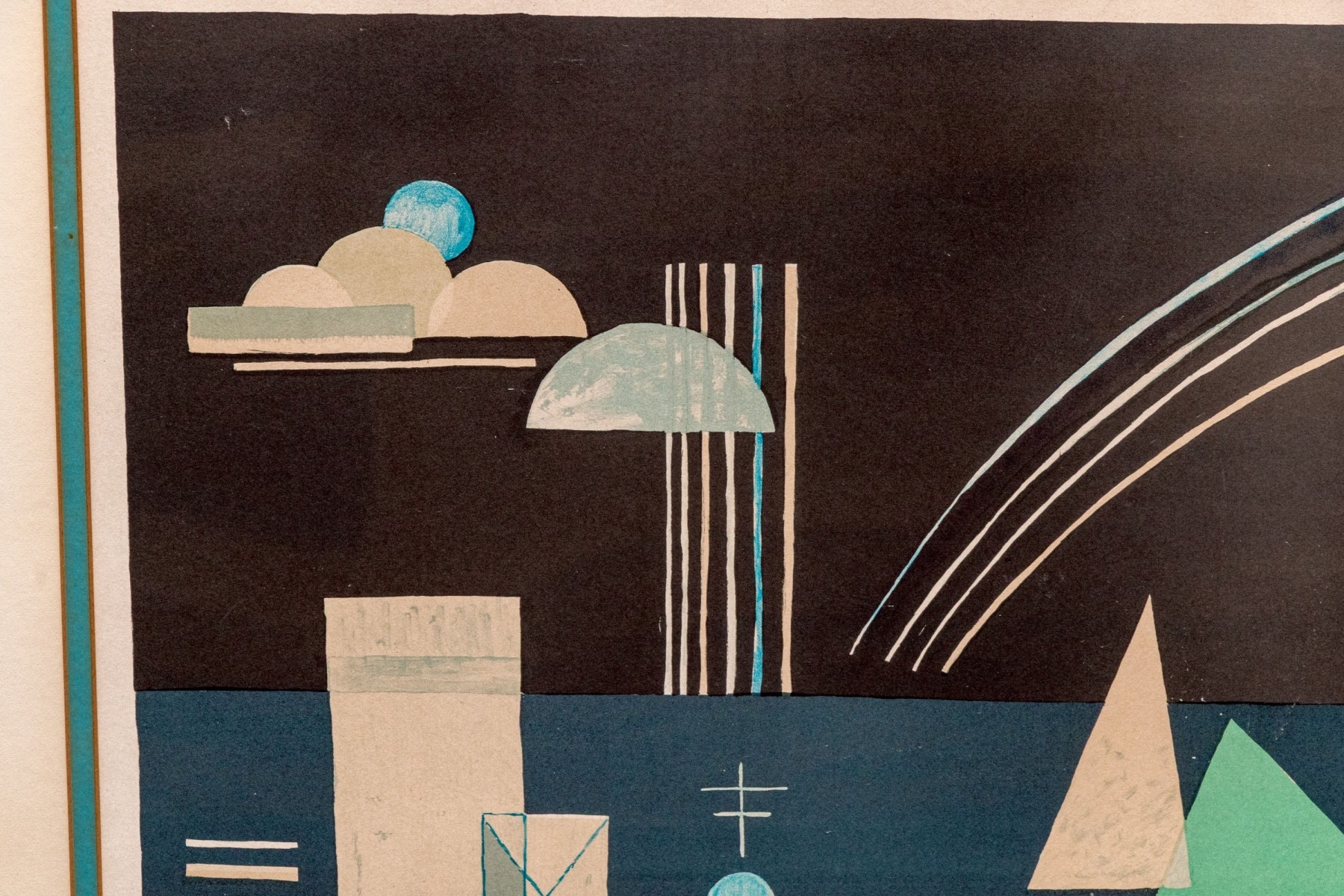 Artwork by Wassily Kandinsky, At Rest, Made of Lithograph