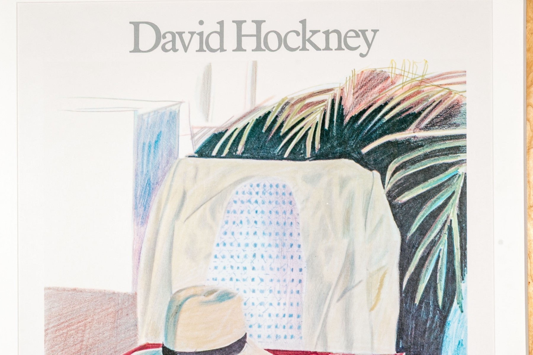 Artwork by David Hockney, Still Life, Taj Hotel, Bombay, Made of Poster Print